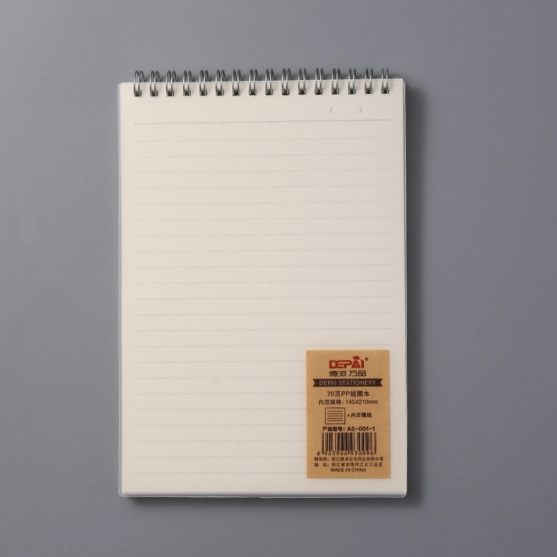 PP Frosted Cover Simple Upturn Artist Sketch Coil Notebook