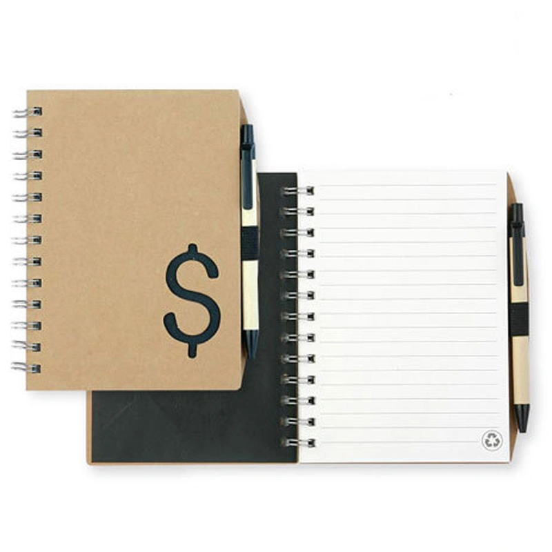 Quality Spiral Notebook with Full Color Printed Cardboard Cover (SNB111)