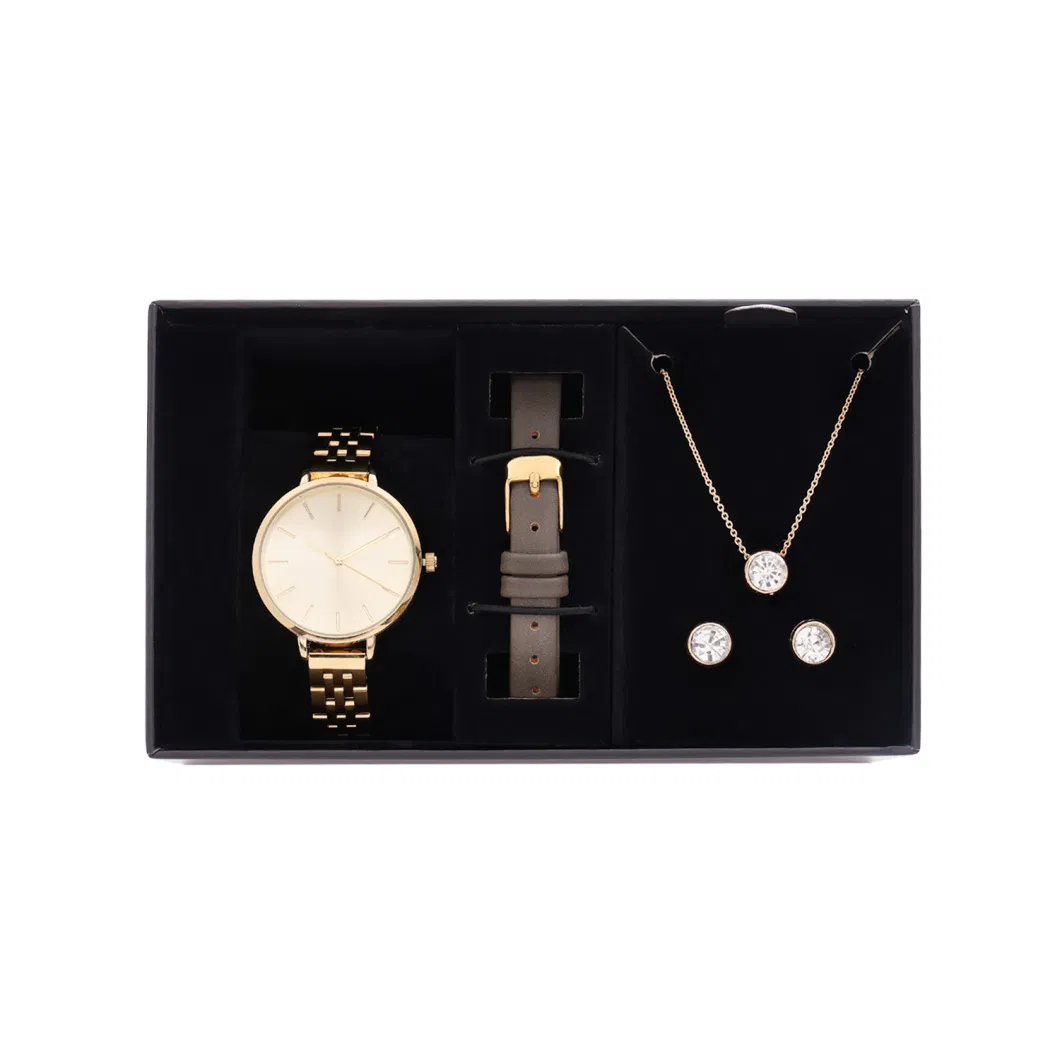 Elegant Ladies Watch Girls Jewelry, High Quality Steel Watch Jewelry Gift Sets Luxury Watch Jewelry, Fashion Wrist Watch Jewelry Sets